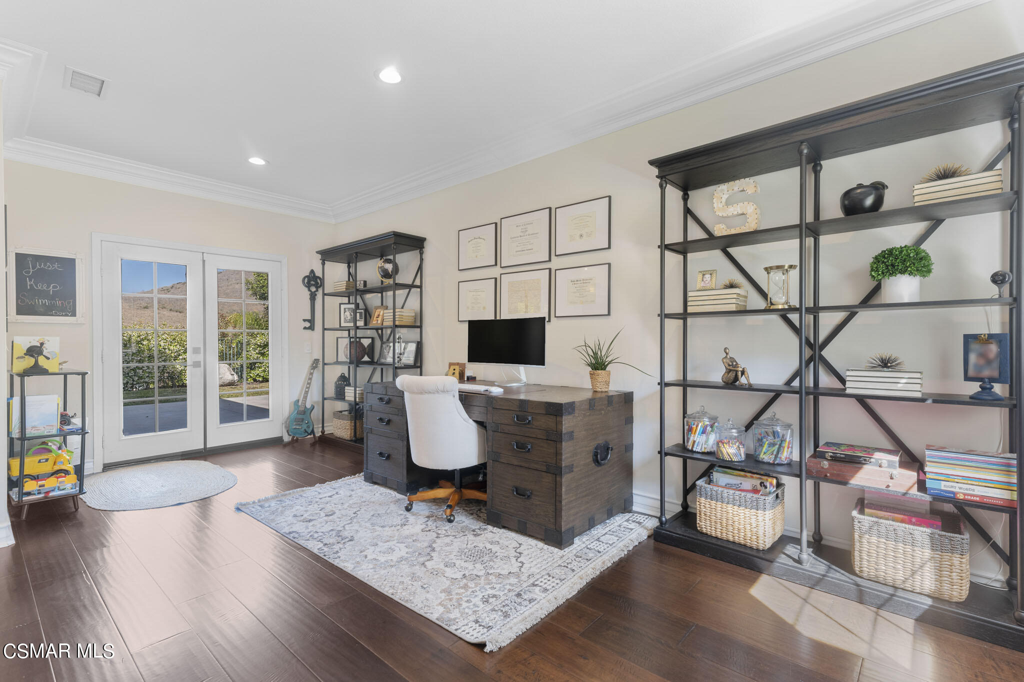 524 Oak Tree Court Simi Valley, CA 93065 - Photo 24 of 61 a living room with furniture and a wooden floor