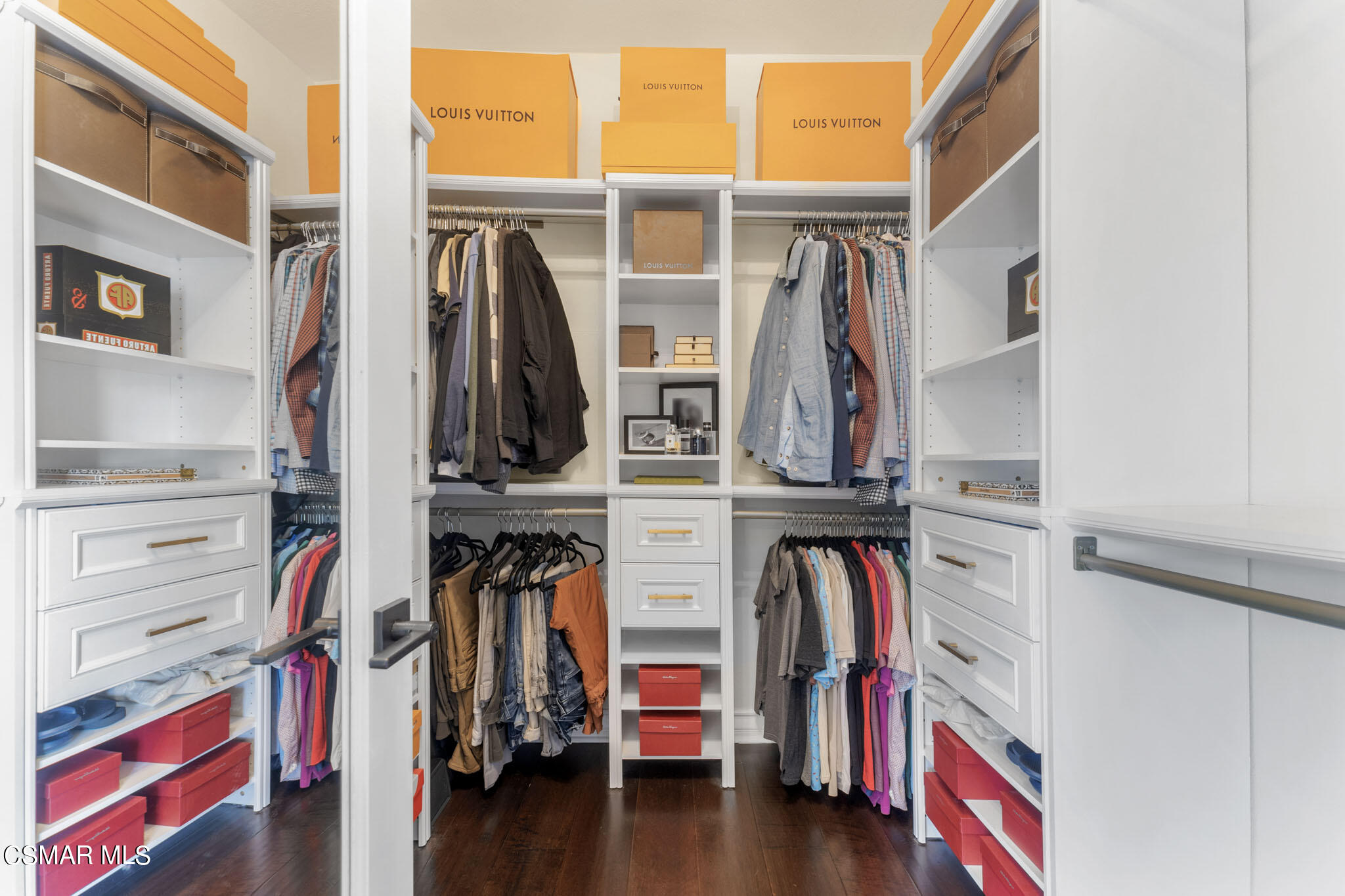 524 Oak Tree Court Simi Valley, CA 93065 - Photo 38 of 61 a view of walk in closet with clothes and shoes