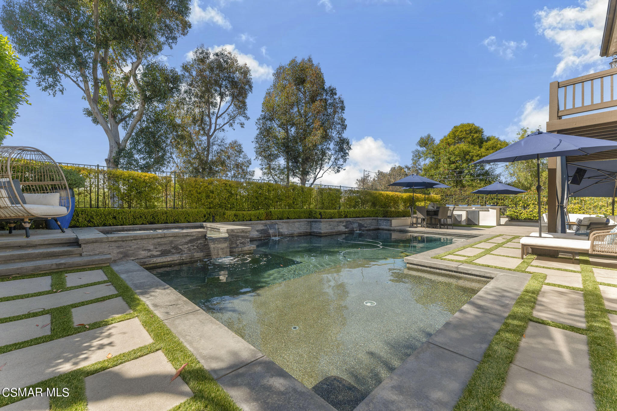 524 Oak Tree Court Simi Valley, CA 93065 - Photo 48 of 61 a view of a swimming pool with a patio