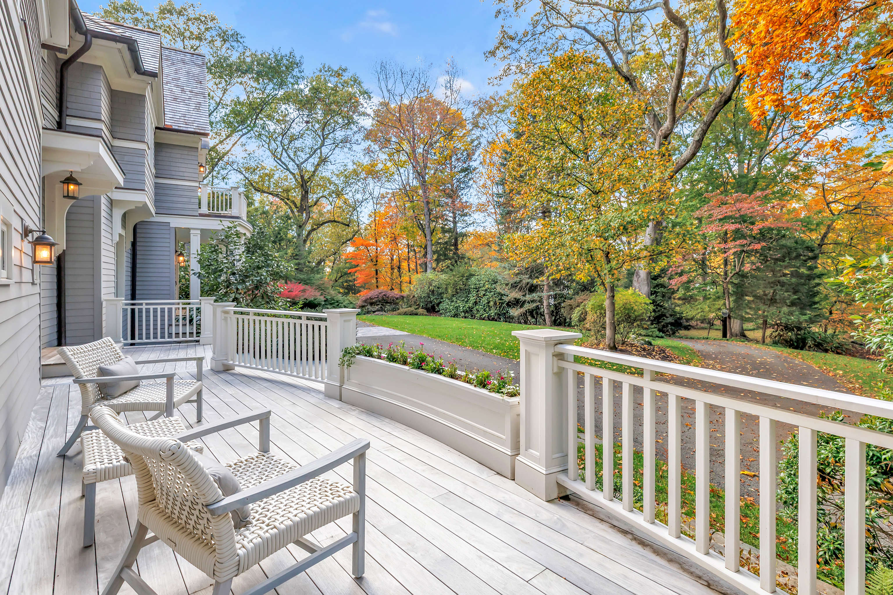 116 Roseville Road Westport, CT 06880 - Photo 8 of 11 a view of a patio with iron fence