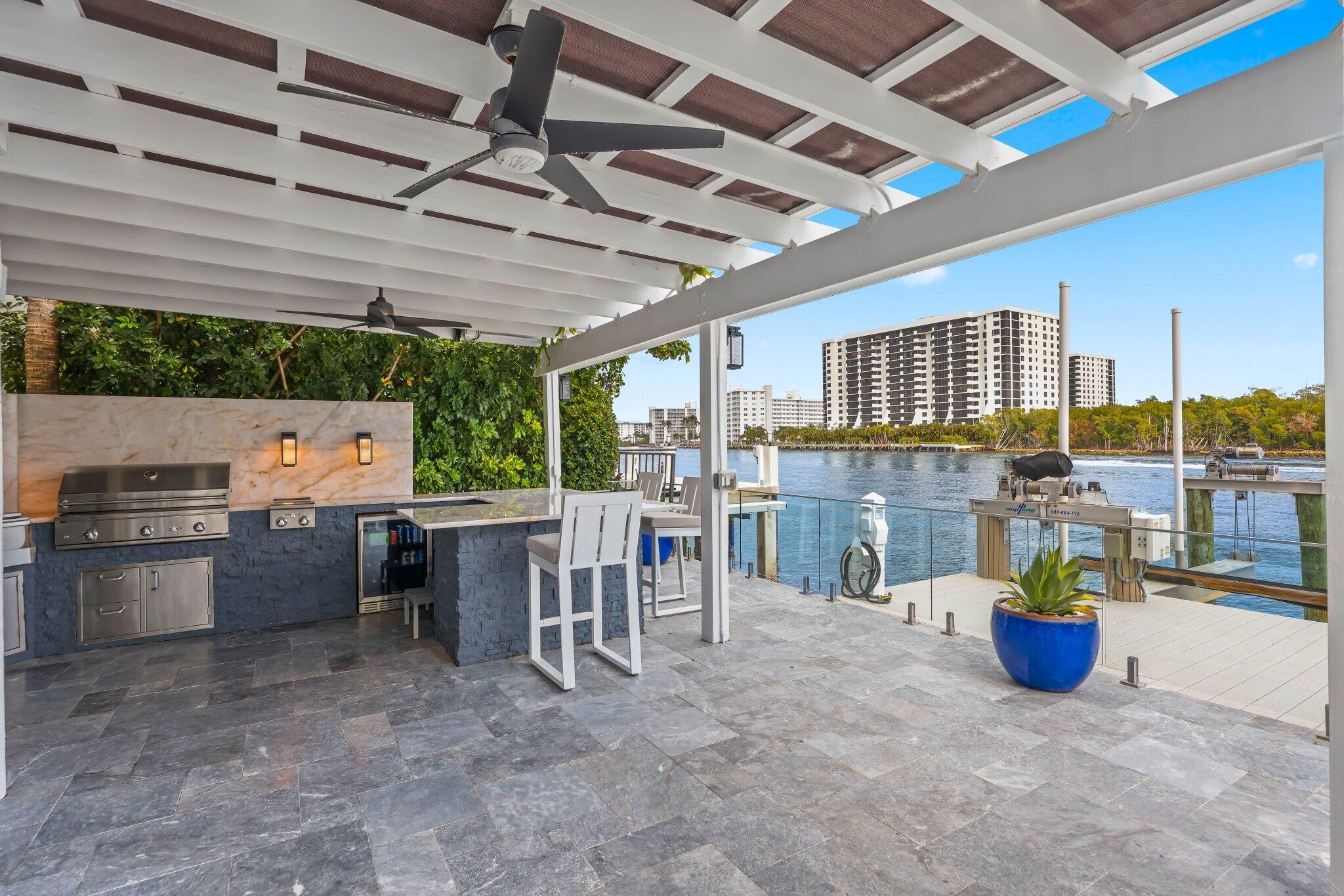 7188 Northeast 8th Drive Boca Raton, FL 33487 - Photo 35 of 77 Covered Outdoor Kitchen