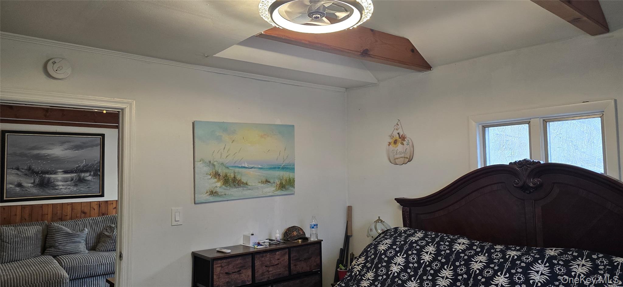 2 Ivy Road Mastic Beach, NY 11951 - Photo 14 of 25 a bedroom with a bed and a window