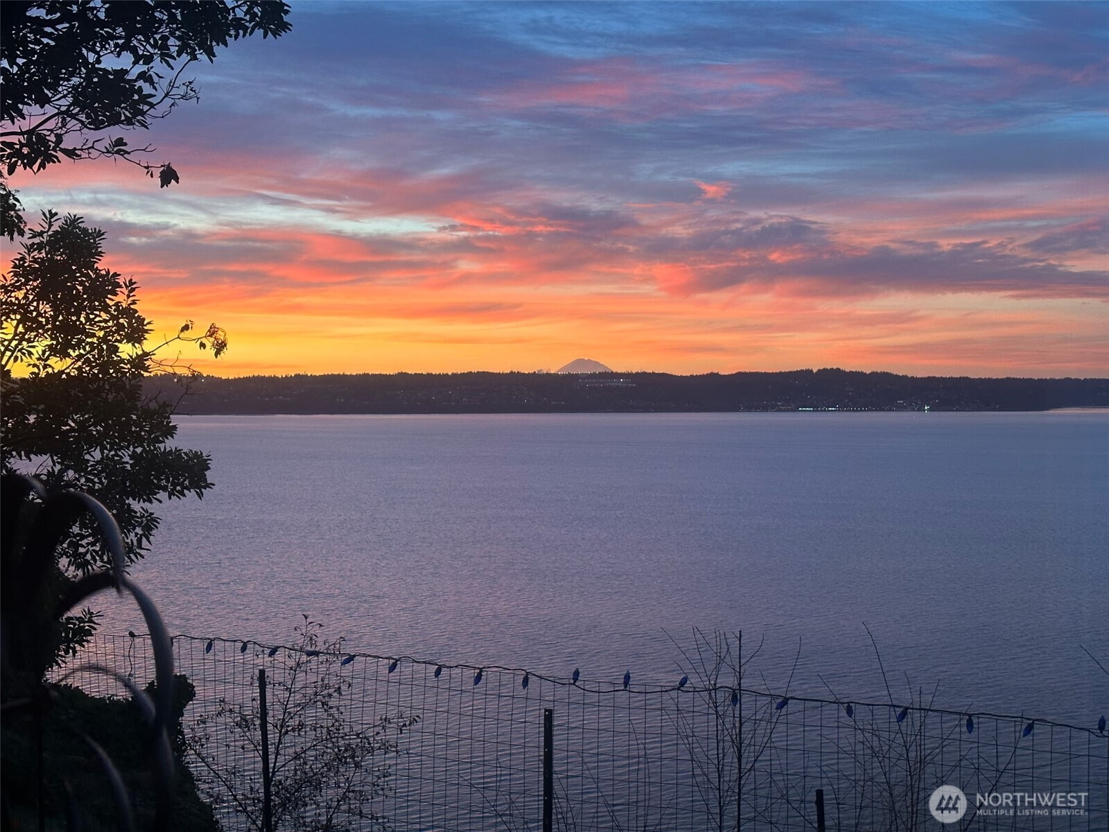 a view of city and mountain