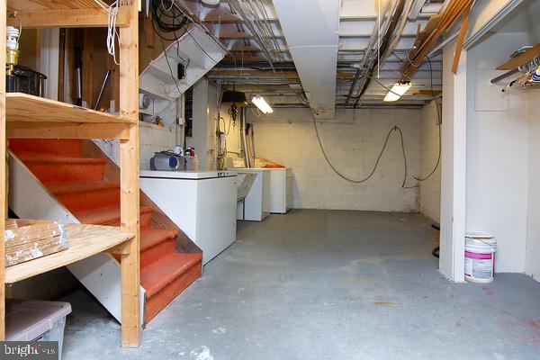 2125 Folkstone Road Lutherville-Timonium, MD 21093 - Photo 26 of 30 Basement with 2nd Laundry Hook-up