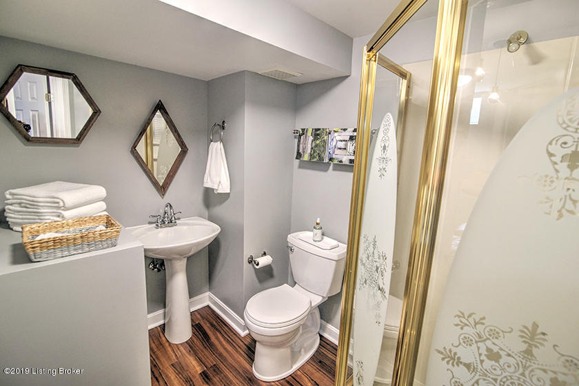 5720 Moser Farm Road Prospect, KY 40059 - Photo 52 of 64 Updated basement bath: new fixtures, toilet & flooring!