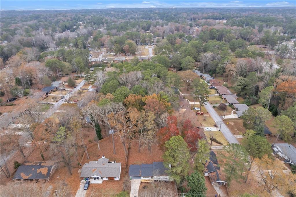 3296 Columbia Woods Drive Decatur, GA 30032 - Photo 44 of 47 an aerial view of residential houses with outdoor space