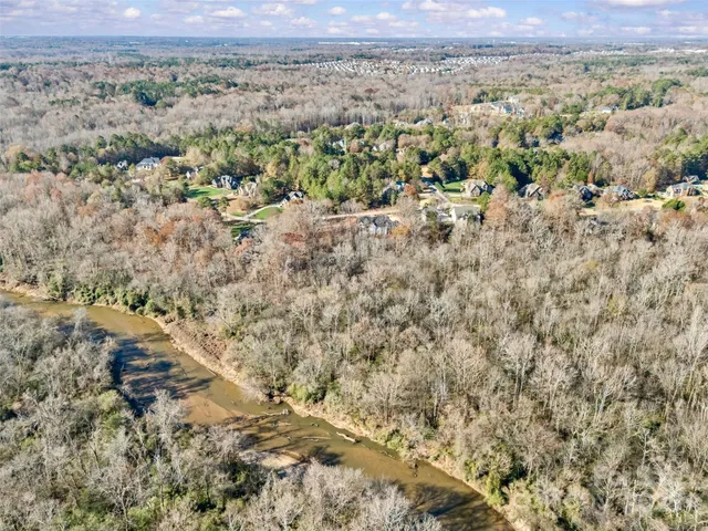 an aerial view of forest