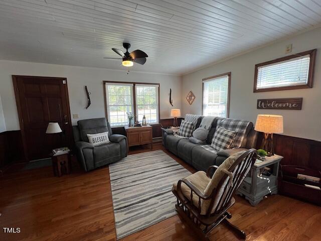 663 Fleming Road Coats, NC 27521 - Photo 3 of 42 a living room with furniture a ceiling fan and a window