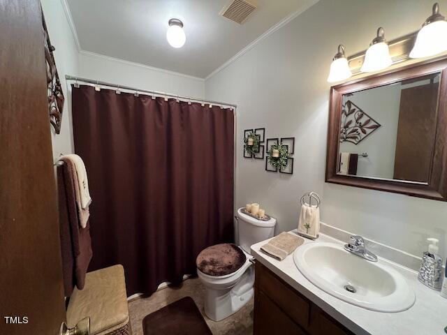 663 Fleming Road Coats, NC 27521 - Photo 9 of 42 a bathroom with a sink vanity and toilet