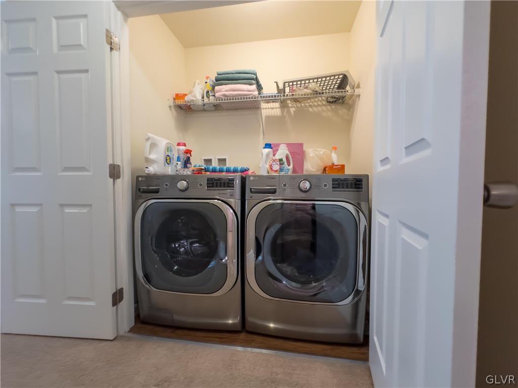 512 Racite Road Alburtis, PA 18011 - Photo 23 of 32 a utility room with dryer and washer