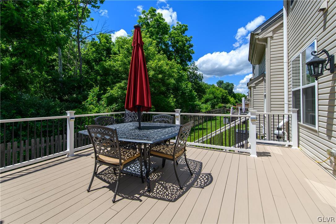 512 Racite Road Alburtis, PA 18011 - Photo 25 of 32 a view of a deck with furniture and wooden floor