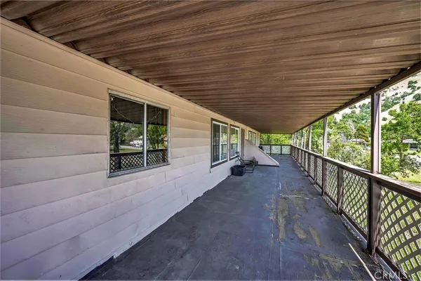a view of a porch