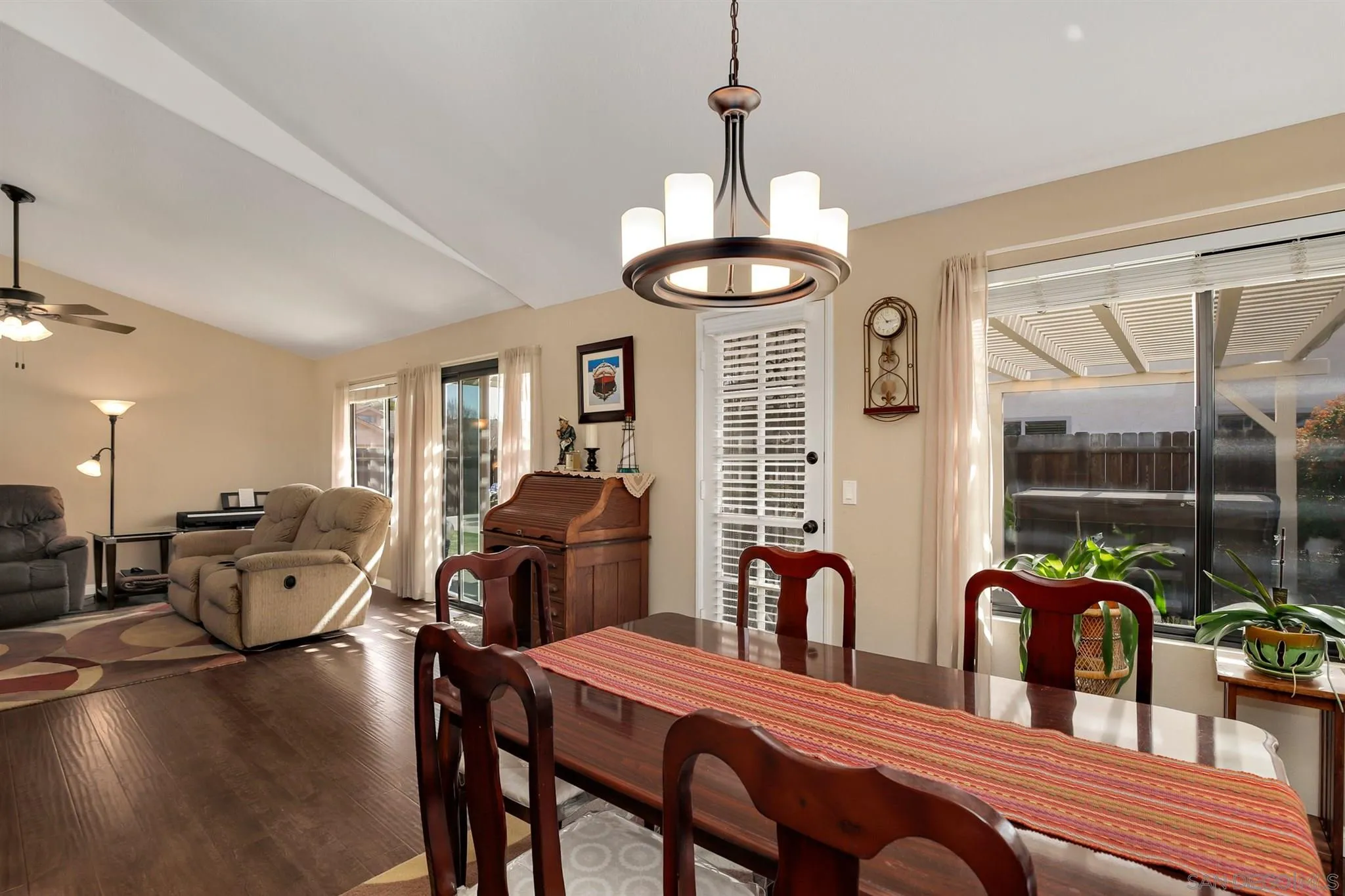 1753 Harold Road Escondido, CA 92026 - Photo 14 of 28 a view of a dining room with furniture window and outside view