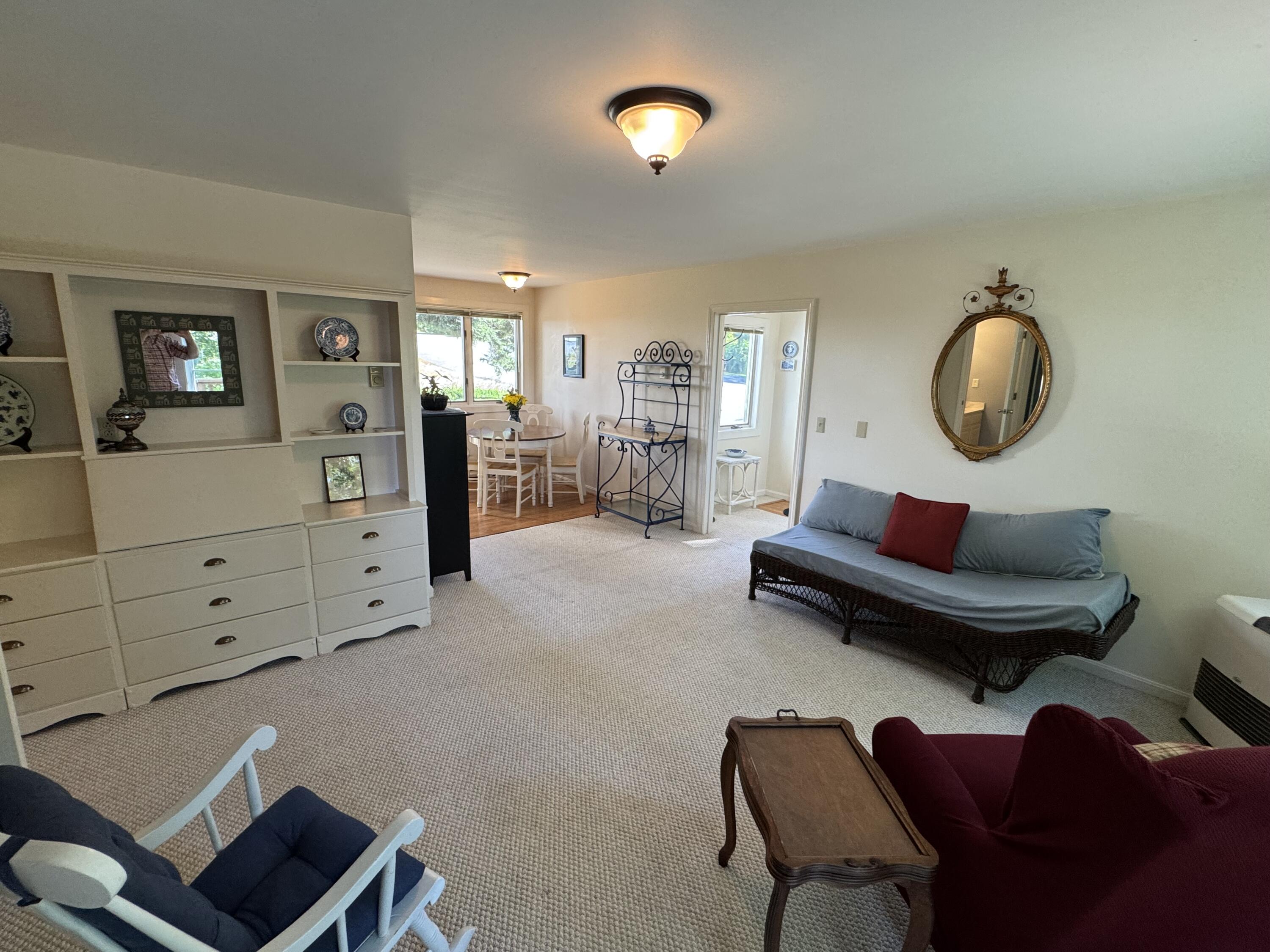 1 West Harbor Pond Road, Unit 1 West Boothbay Harbor, ME 04575 - Photo 10 of 24 Living rm and dining area