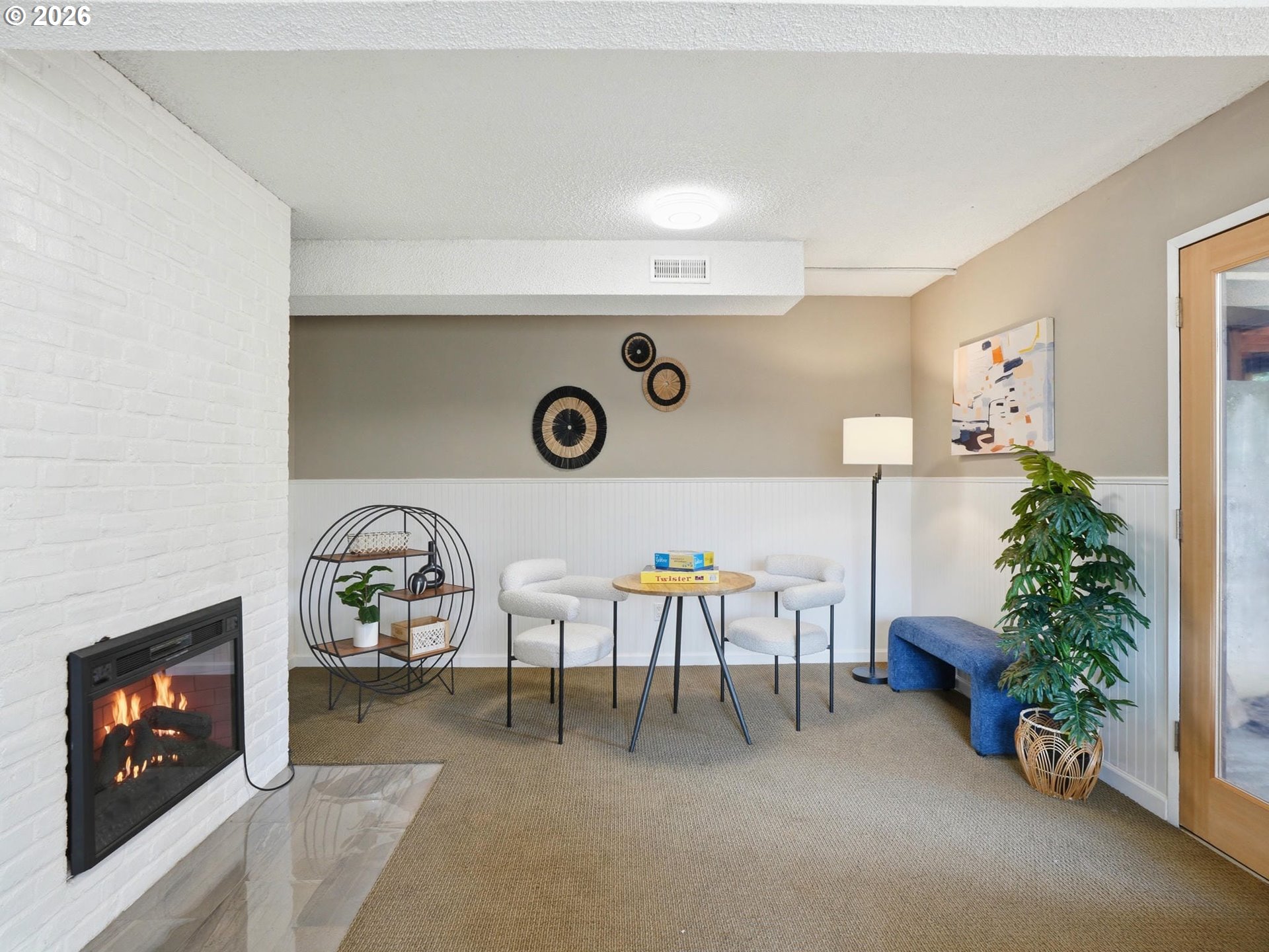 4148 Southwest 43rd Avenue Portland, OR 97221 - Photo 24 of 44 a view of livingroom with furniture and a fireplace