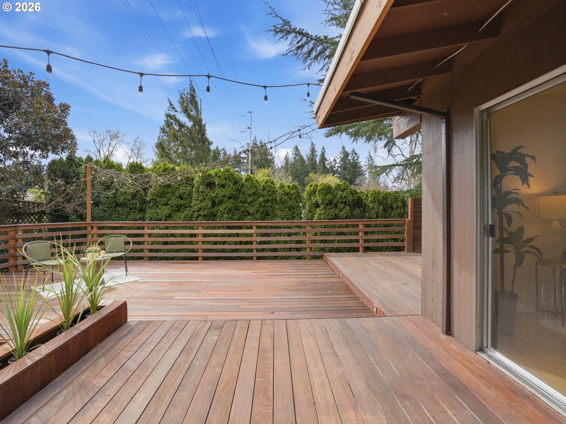 4148 Southwest 43rd Avenue Portland, OR 97221 - Photo 34 of 44 a view of balcony with wooden floor