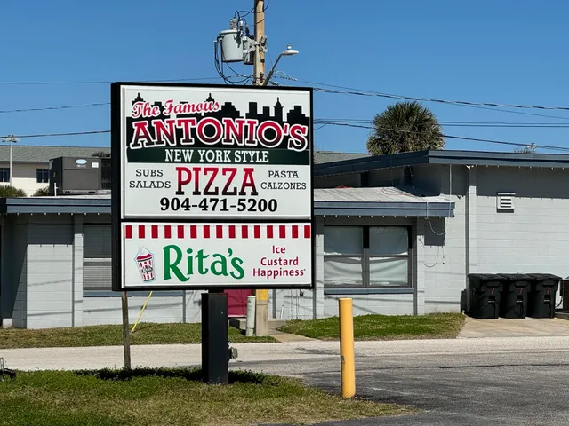a sign on the side of a building