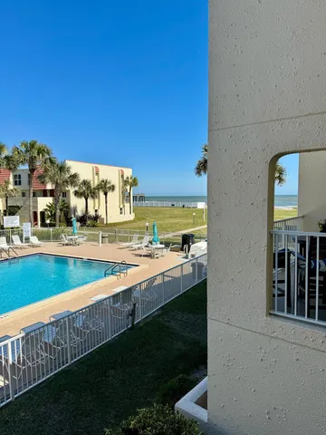 a view of swimming pool and outdoor space