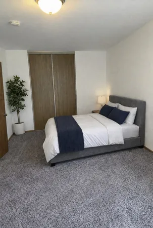 a backyard of a house