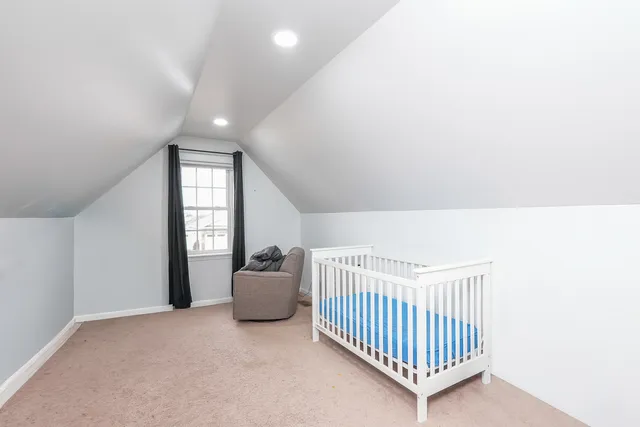 a bathroom with a granite countertop sink mirror and a