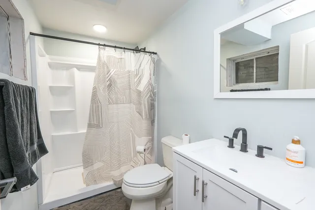 a room with storage and utility