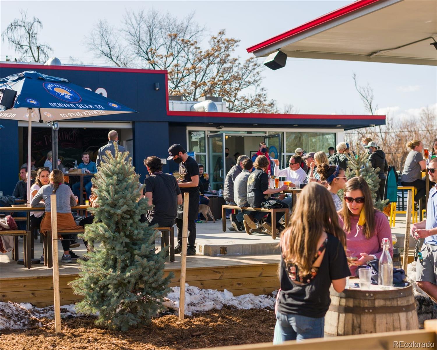 2500 South York Street, Unit 401 Denver, CO 80210 - Photo 12 of 18 a view of a water fountain in front of retail shop