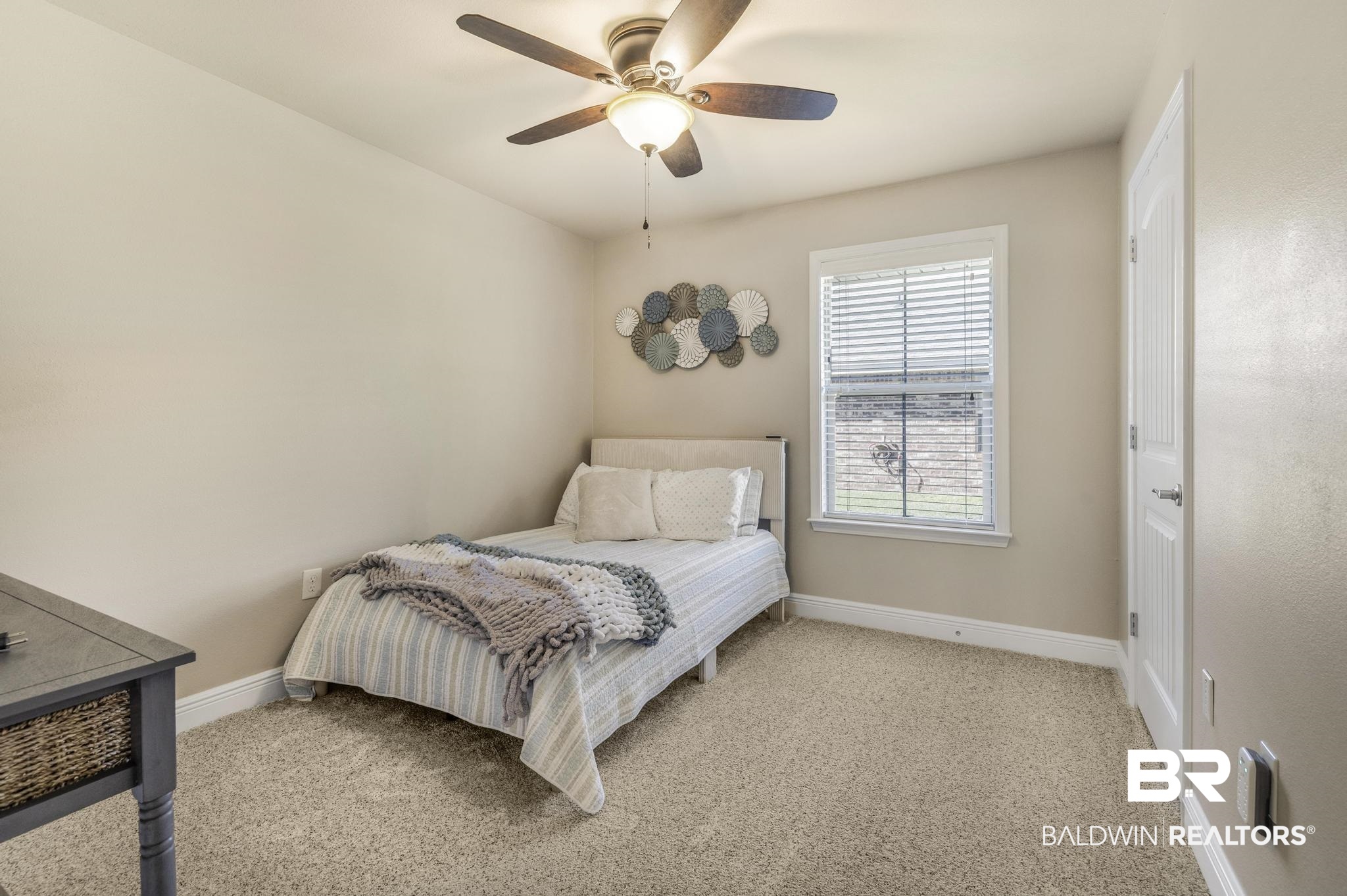 22043 Garland Loop Silverhill, AL 36576 - Photo 28 of 41 Bedroom featuring light carpet and ceiling fan