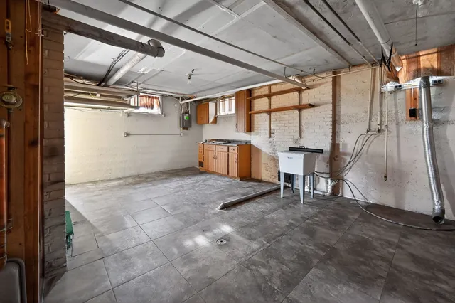 a view of storage and utility room