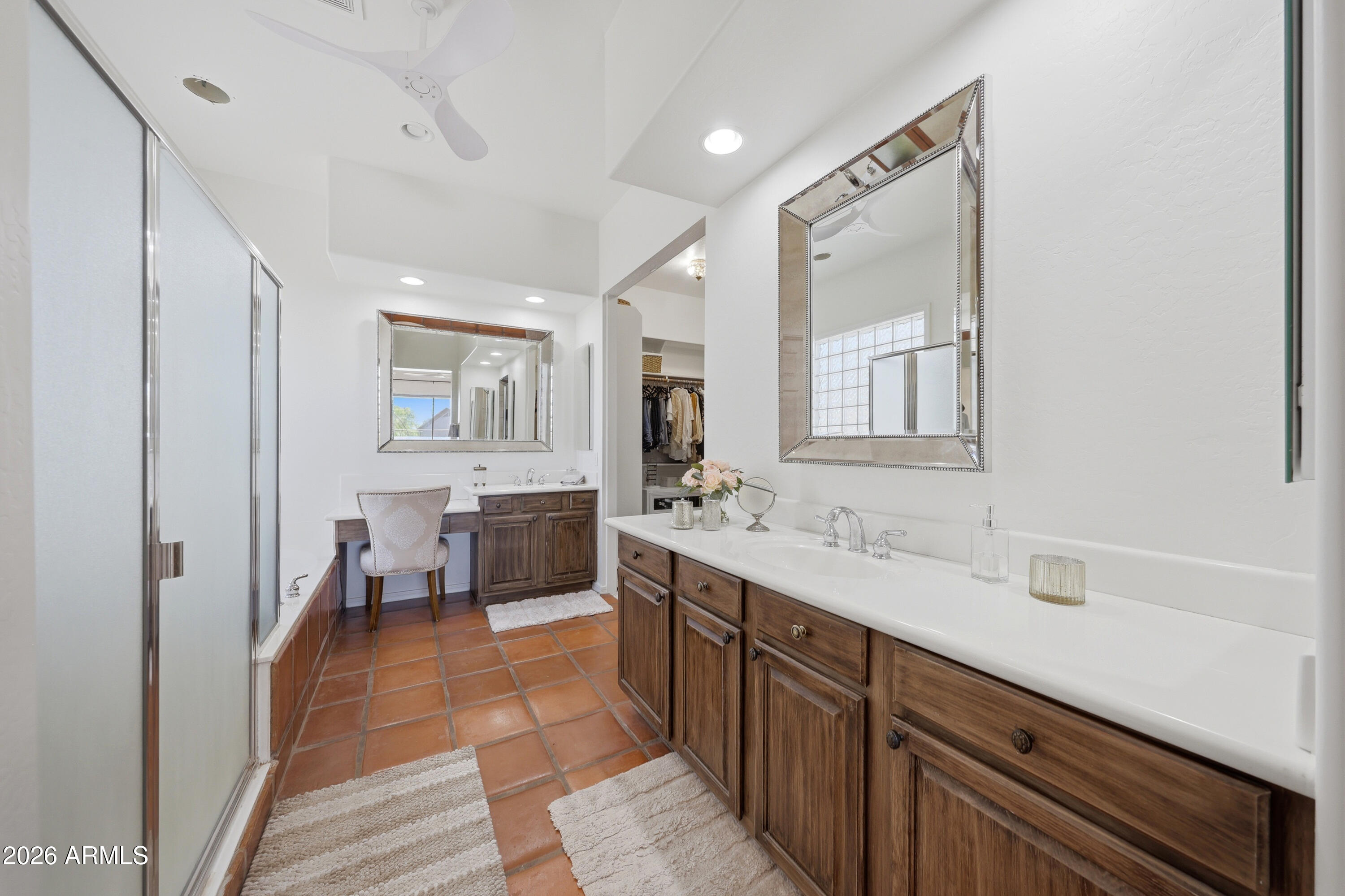 11071 East Evans Road Scottsdale, AZ 85255 - Photo 26 of 64 Primary Bathroom W/ Dual Sinks