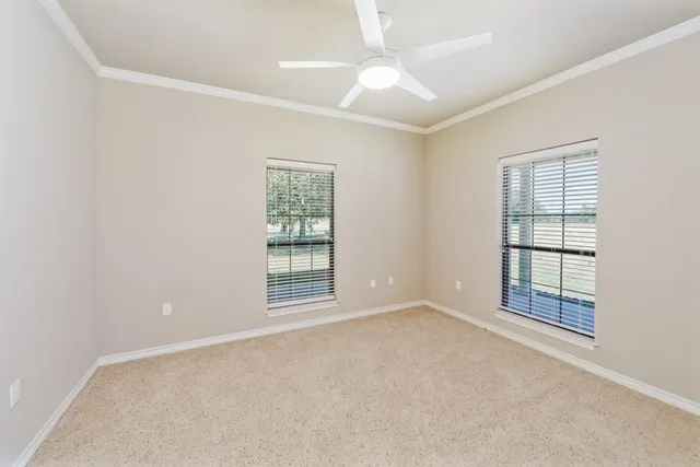 a bathroom with a sink vanity and a mirror