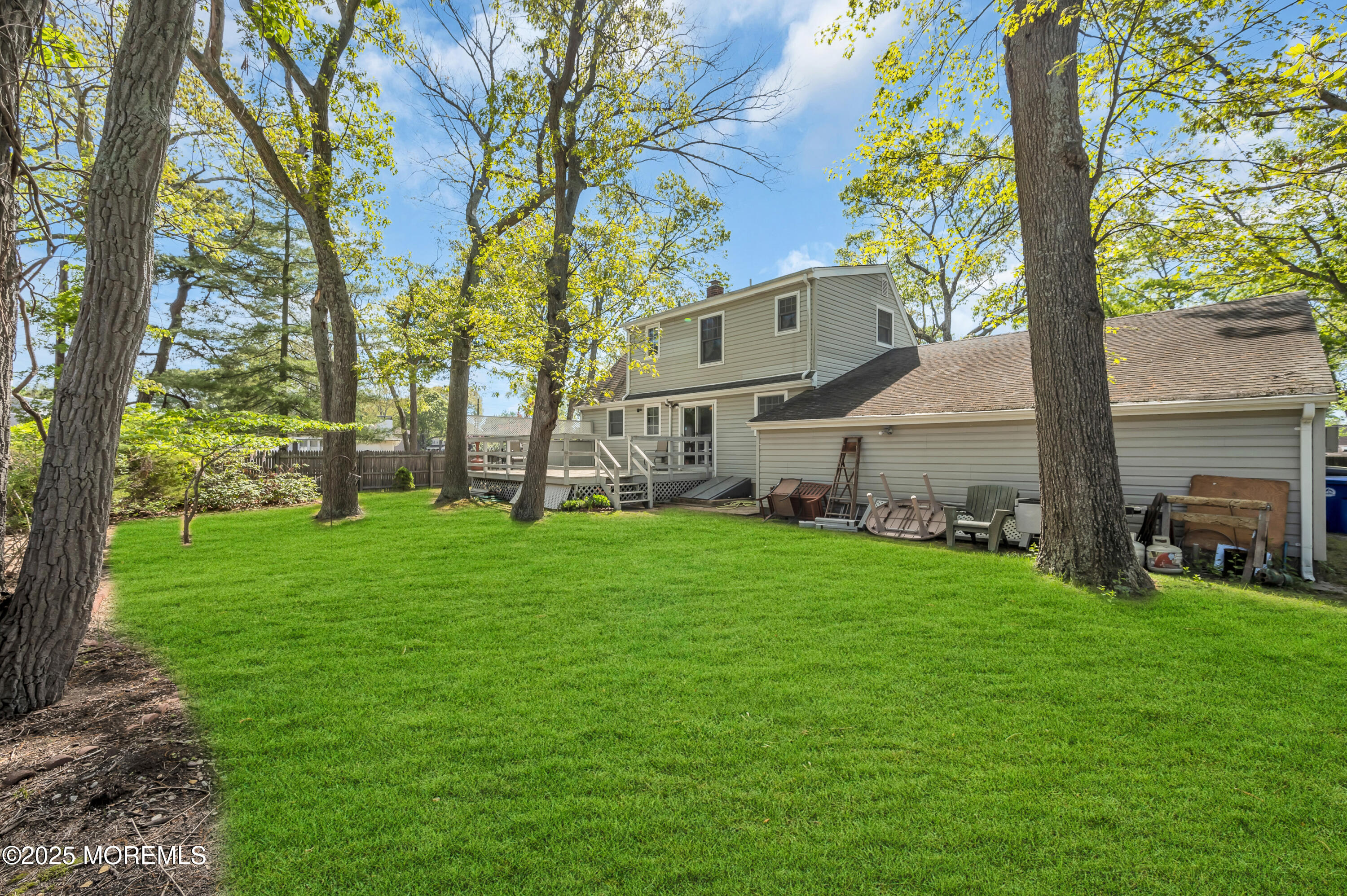 640 Thoroughfare Road Brick, NJ 08724 - Photo 32 of 48 a view of a house with backyard and a tree