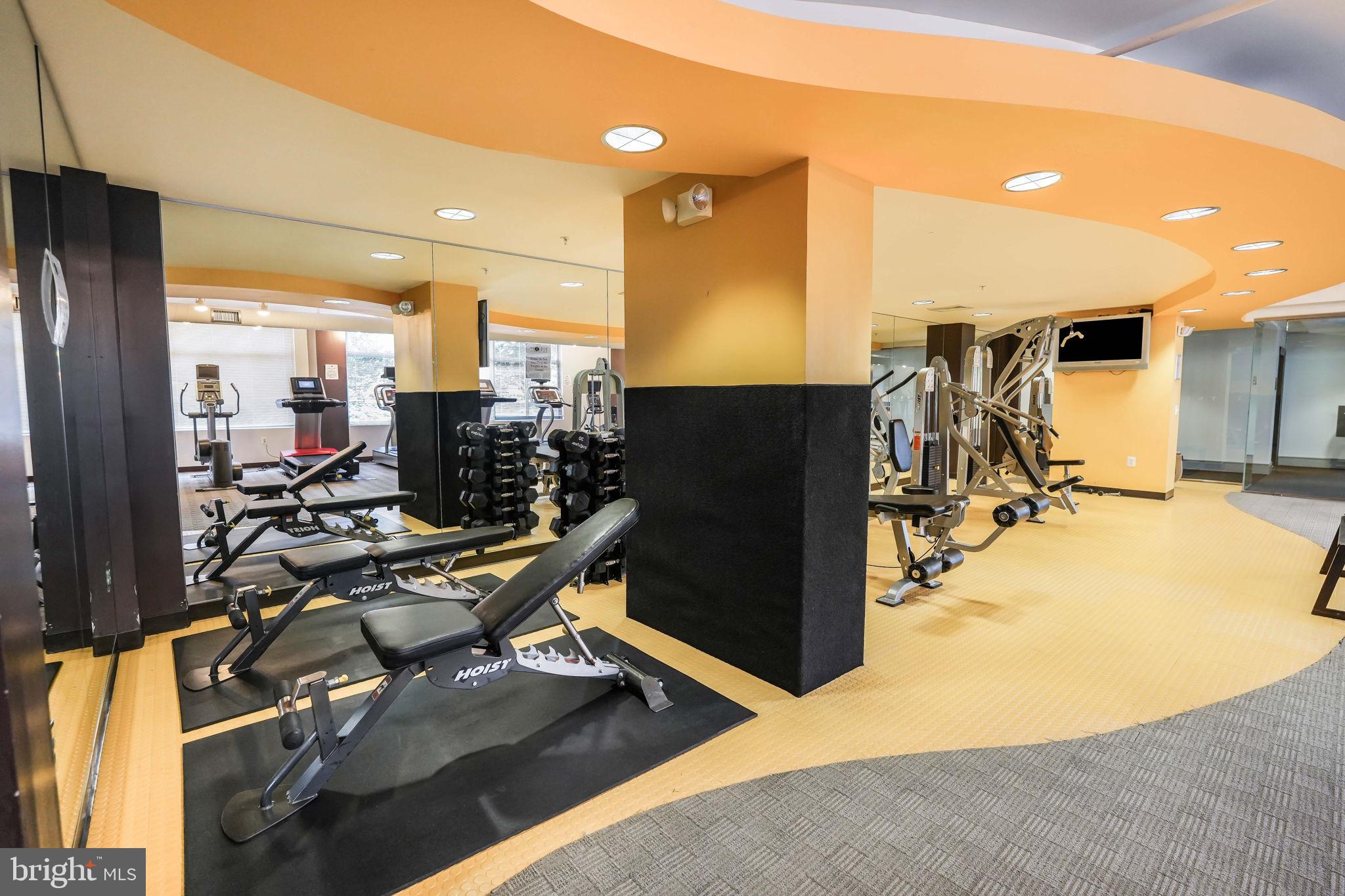 3650 South Glebe Road, Unit 1145 Arlington, VA 22202 - Photo 24 of 42 a view of a room with gym equipment