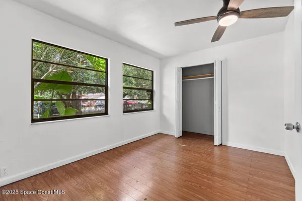 wooden floor in an empty room