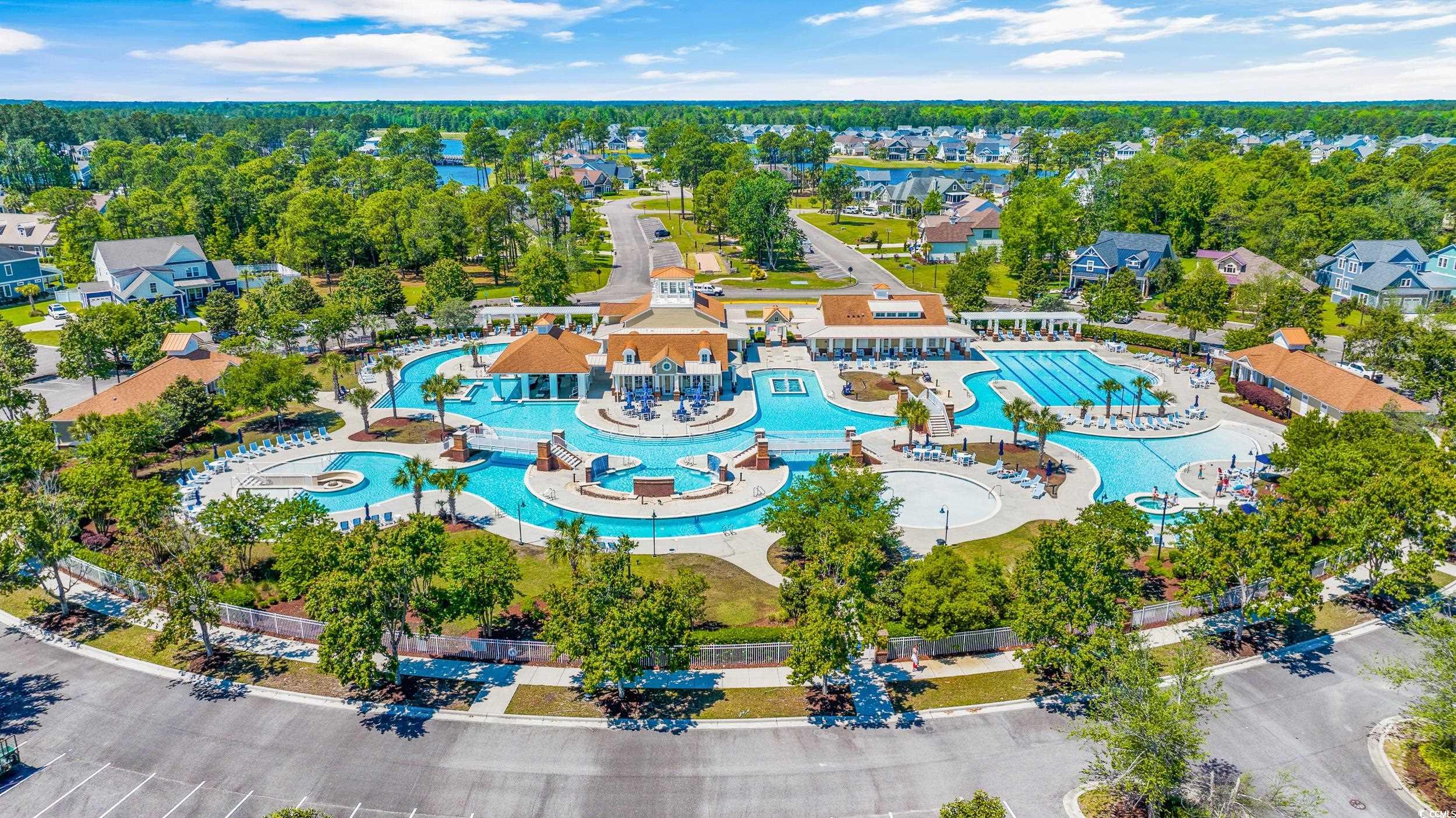 2604 Painted Trillium Court Myrtle Beach, SC 29579 - Photo 34 of 40 Bird's eye view of a pool