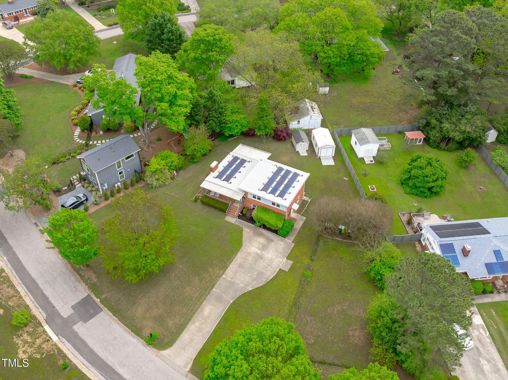 5144 Jeffries Street Raleigh, NC 27606 - Photo 39 of 48 Aerial-1