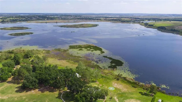 a view of an ocean and beach
