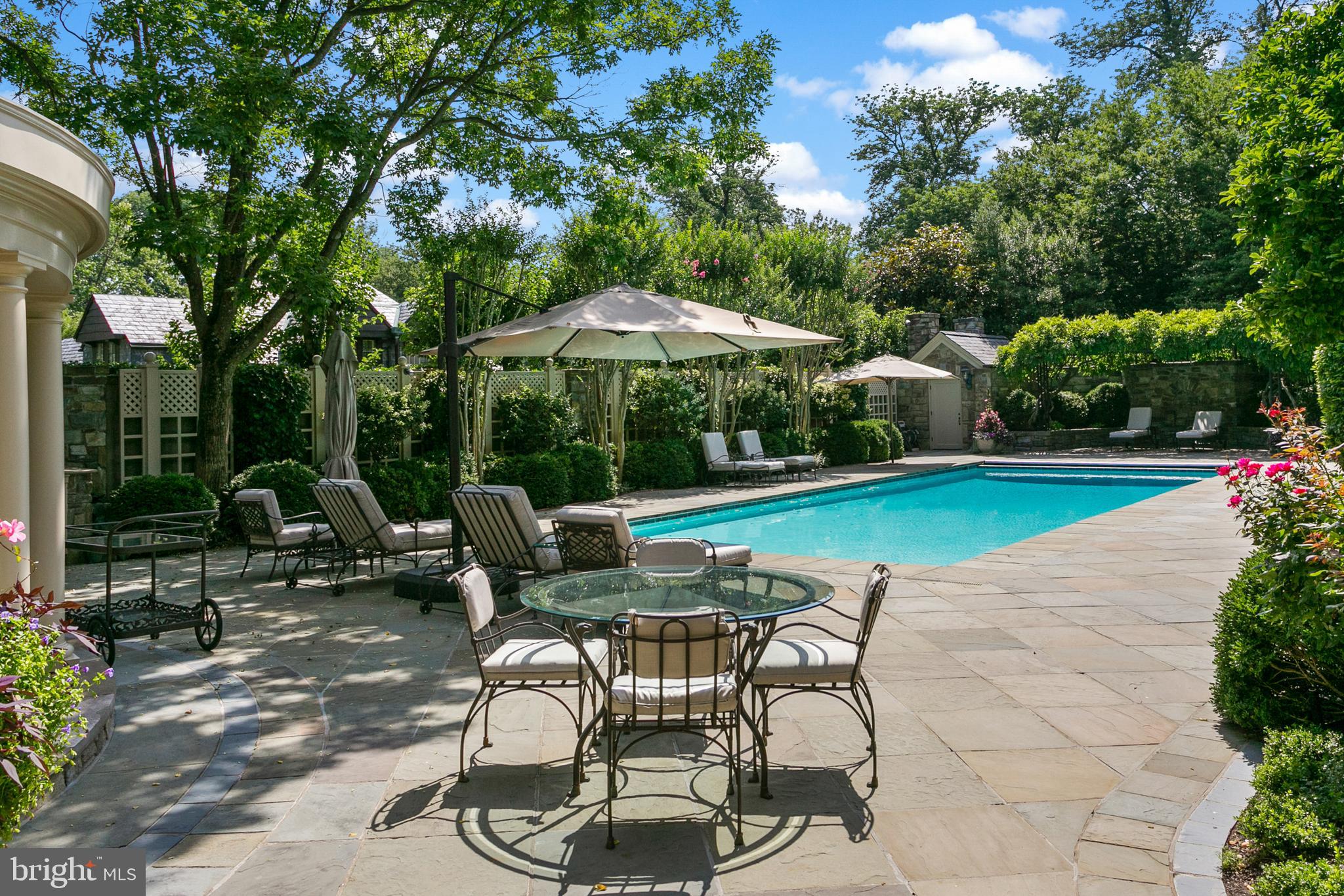 3005 45th Street Northwest Washington, DC 20016 - Photo 33 of 38 Pool and Terrace