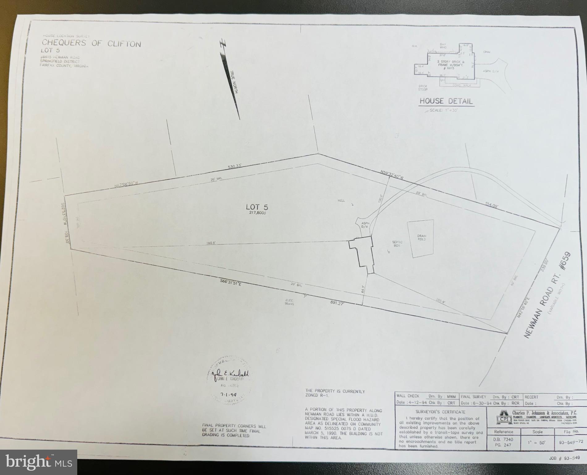 6615 Newman Road Clifton, VA 20124 - Photo 89 of 100 Plat