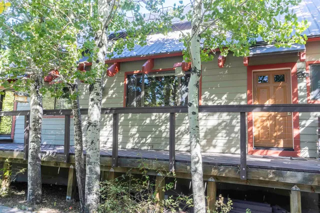 a view of a house with a porch