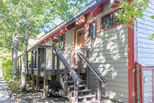 a view of outdoor space and deck