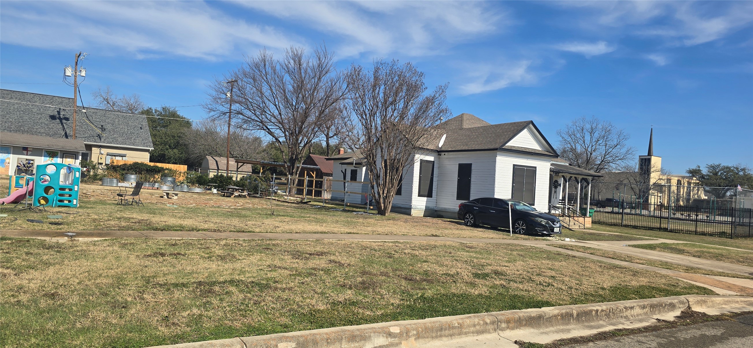 420 West 6th Street Taylor, TX 76574 - Photo 6 of 12 a view of a yard with a house in the background