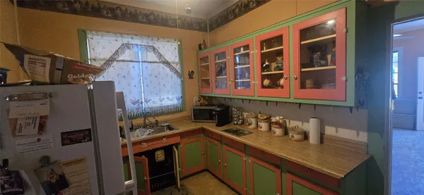 a room with storage and utility