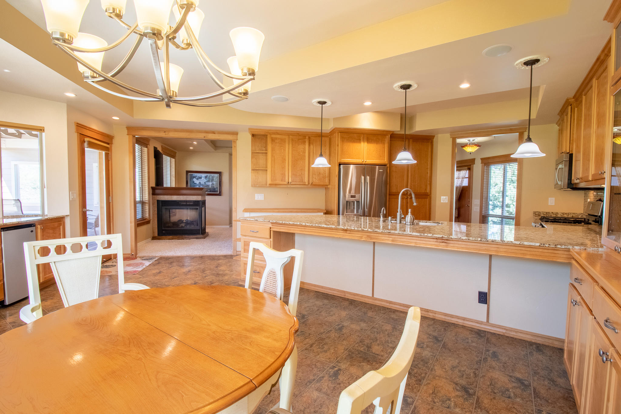 1381 Foss Road Talent, OR 97540 - Photo 14 of 41 Dining area off of kitchen with great mountain views
