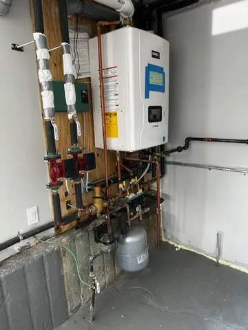 a room with gym equipment