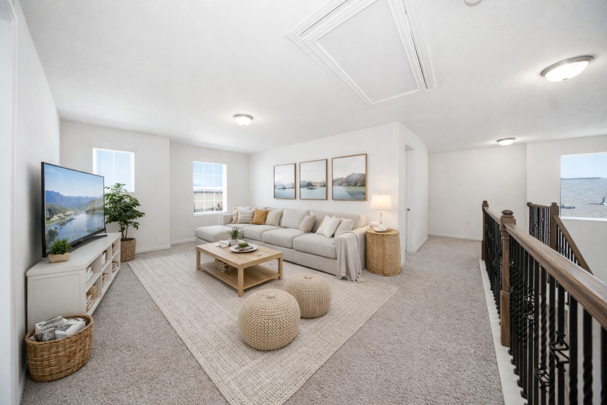 513 Warlander Way Georgetown, TX 78626 - Photo 17 of 35 a living room with furniture and a flat screen tv