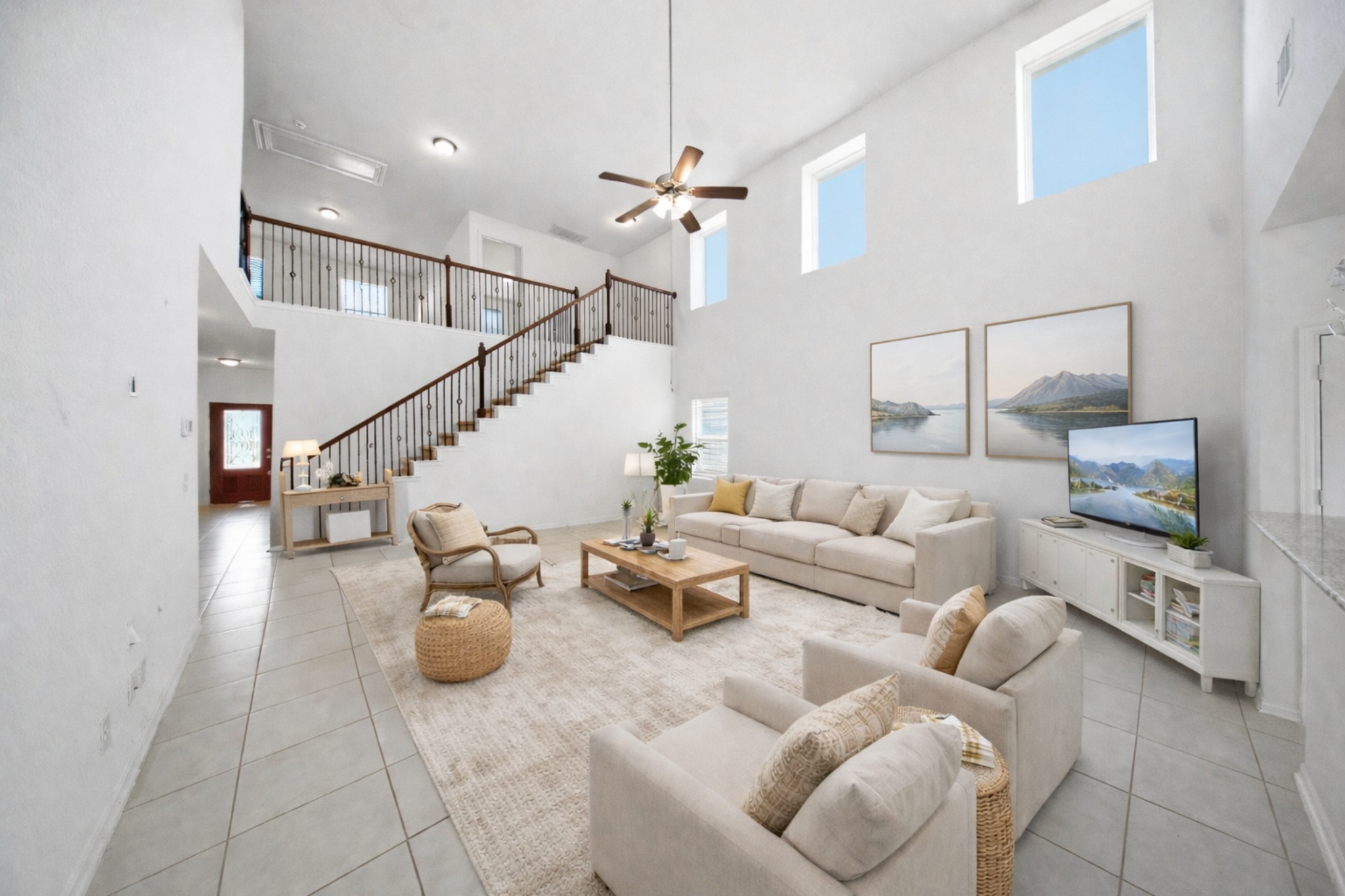 513 Warlander Way Georgetown, TX 78626 - Photo 5 of 35 a living room with furniture and white walls
