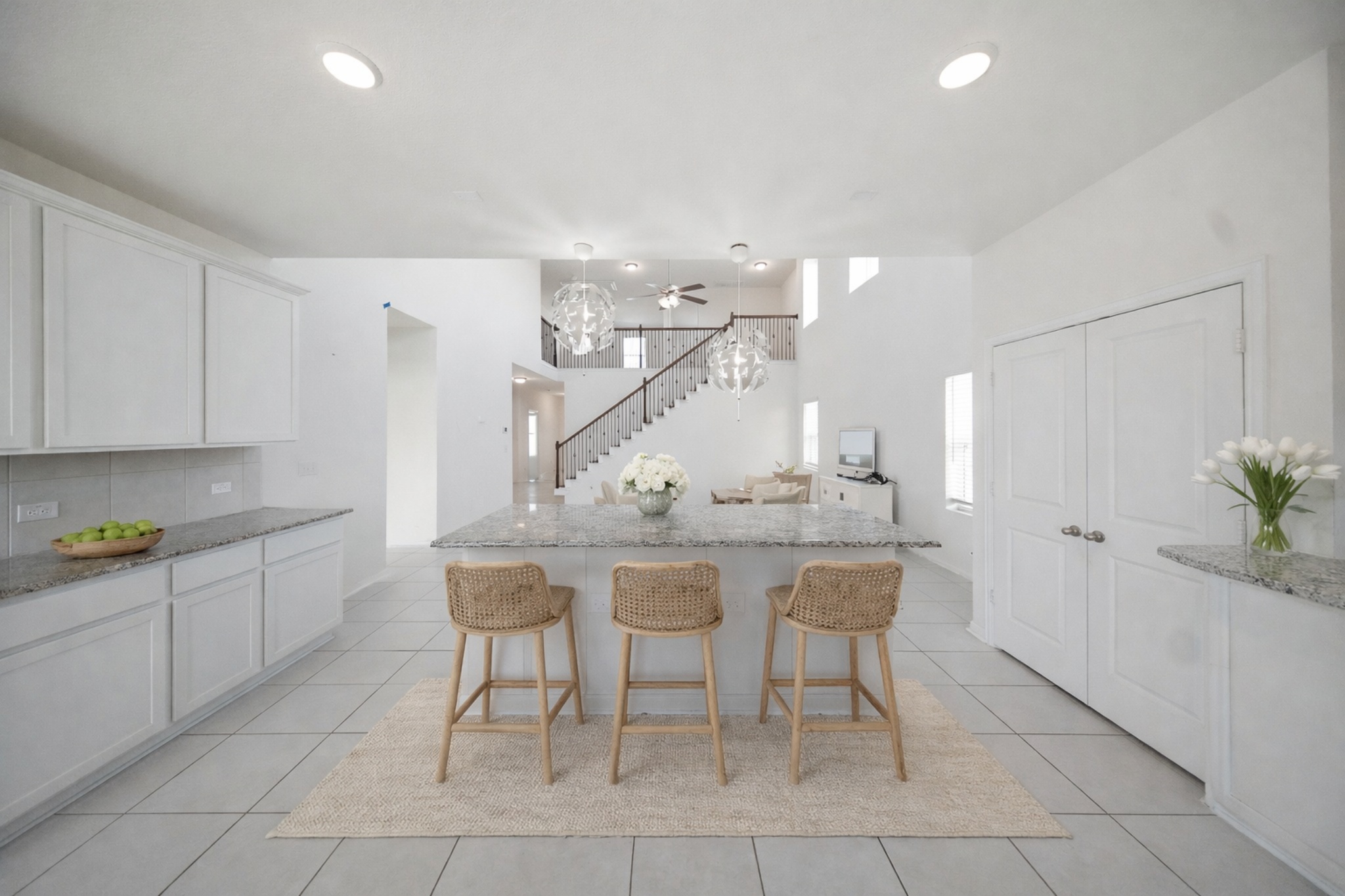 513 Warlander Way Georgetown, TX 78626 - Photo 8 of 35 a kitchen with a table and chairs in it