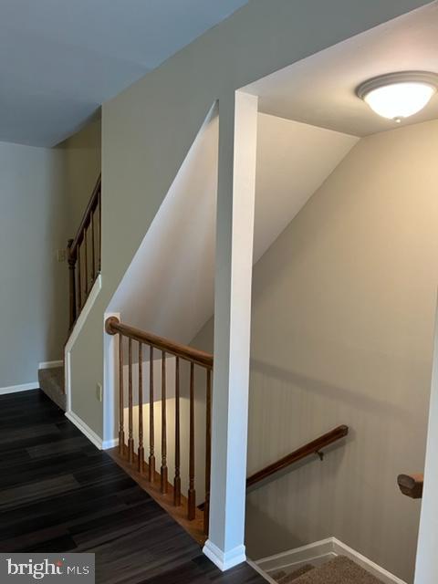 1049 Wingate Court, Unit I14 Bel Air, MD 21014 - Photo 11 of 61 a view of staircase with railing and a window