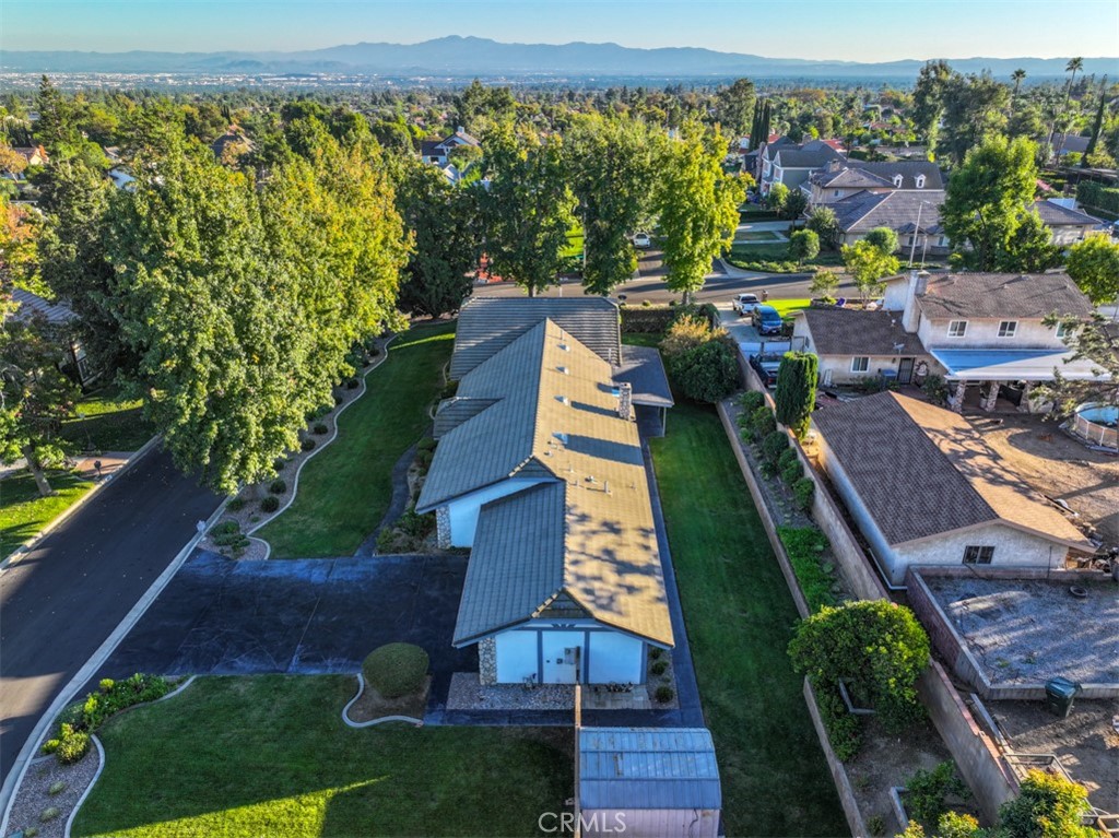 5848 Burlwood Court Rancho Cucamonga, CA 91701 - Photo 71 of 71 an aerial view of a house with a yard basket ball court and outdoor seating