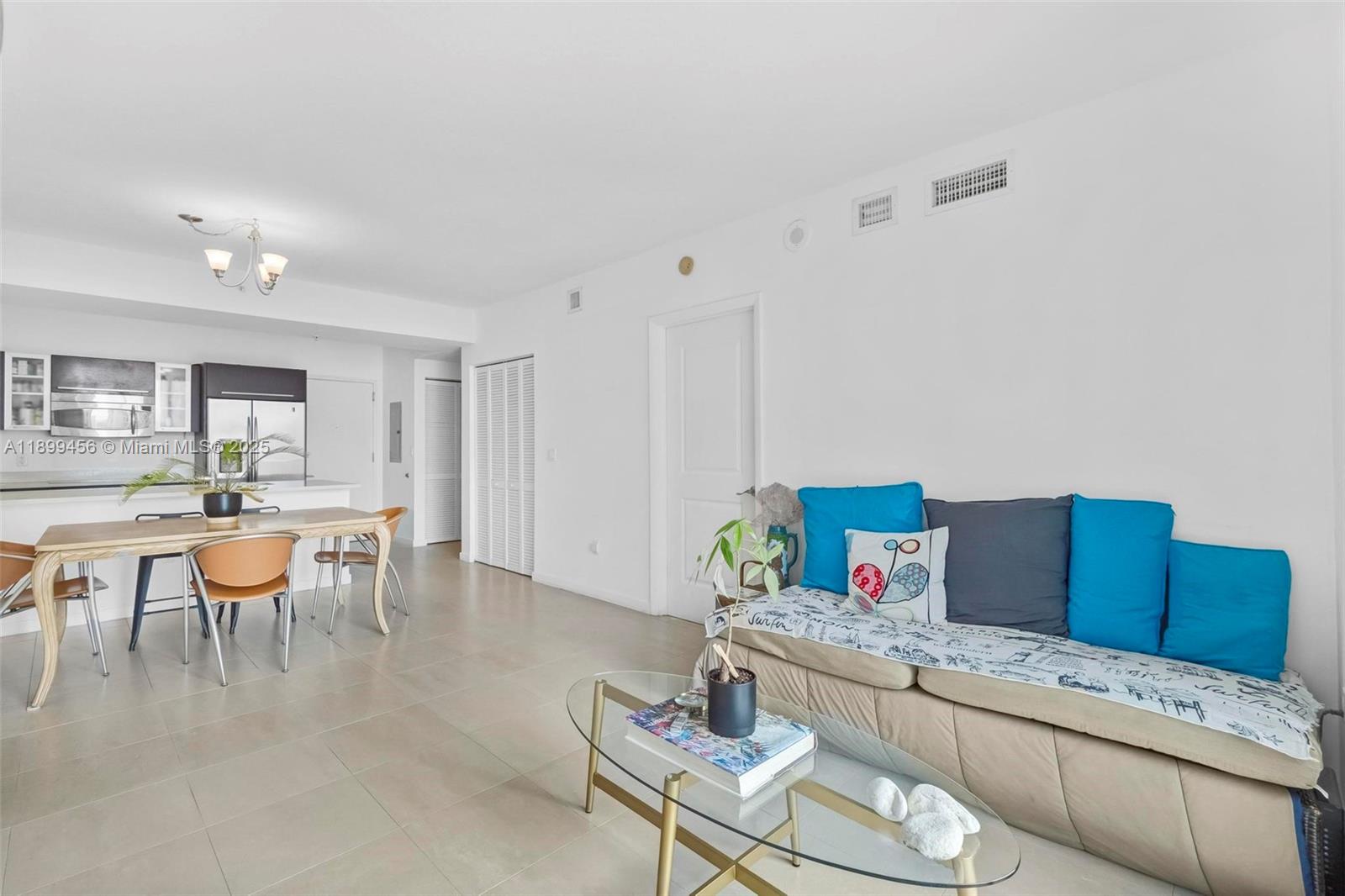 333 Northeast 24th Street, Unit 812 Miami, FL 33137 - Photo 24 of 32 a living room with furniture and a dining table